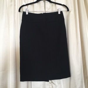 Black Suit Pencil Skirt